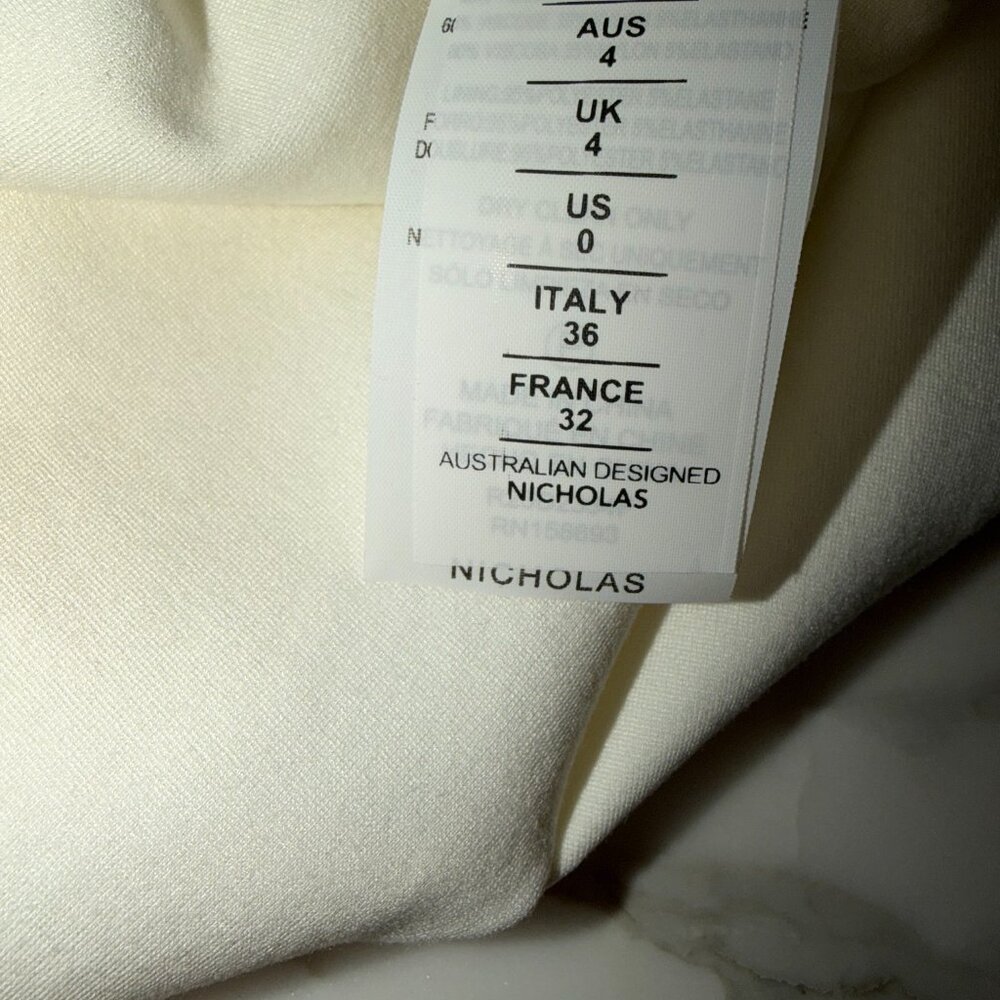 NICHOLAS - Azza Asym Exposed Bra Midi Dress - Picture 11 of 15